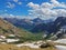 Siyeh Pass view toward Saint Mary Lake