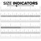 Size Indicator Set Vector. Ruler Scale Distances. Graduation. Size Indicator Units. Centimeter And Inches. Isolated