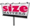 Size Matters Billboard Biggest Large Choice Most Successful Important