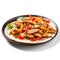 Sizzling Mexican Chicken Fajitas on a Plate Delicious and Colorful Dish for Your Restaurant Menu .