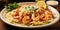 Sizzling Shrimp Scampi - Seafood Sensation - Zesty and Aromatic - Italian Delight