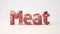 Sizzling Temptation: Stylish Red Meat Text for Culinary Inspiration