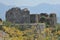 Skadar Lake in Montenegro. The open surface of the lake with the richness of nature and mountains. Boat cruises on the lake