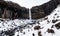 Skaftafell National Park view during winter snow