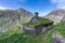 Skagefla hut above geiranger fjord, norway