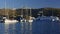 Skala Bay Sailboats near Patmos Island