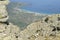 Skala Potamia as seen from Mount Ipsarion, the highest peak on Thassos (1204 m)