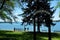 SKANEATELES, NEW YORK - 17 JUNE 2021: Thayer Park on Skaneateles Lake in Onondaga County, New York. Skaneateles is from the