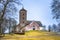 Skanela, Sweden - April 1, 2017: Skanela Church, Sweden