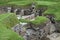 Skara Brae, a Neolithic settlement in the coast of Mainland island, Orkney, Scotland