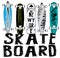 Skate board typography, t-shirt graphics, vectors