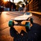 Skateboard, outdoor sport hobby activity equipment for skateboarding