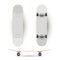 Skateboard realistic blank templates set. Longboard mock ups. Urban teen extreme sport equipment.