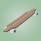 Skateboard retro clipart