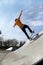 Skateboarder at the Skate Park