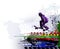 Skateboarding background. Extreme sports illustration with guy skater
