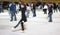 Skating at bryant park