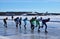 Skating competition on the ice rink in Luleå