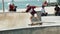 Skating Lip Trick at Venice Beach Skate Park, Super Slow Motion