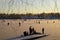 Skating on Norwegian lake