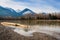 Skeena River in British Columbia, Canada, on an early spring morning