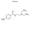 Skeletal formula of Chemical element