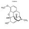 Skeletal formula of chemical molecule