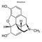 Skeletal formula of chemical molecule