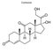 Skeletal formula Steroid molecule