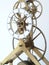 Skeleton clock detail