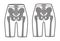 Skeleton costume Human bones on Bike shorts front back view men women children for Halloween, festivals for printing