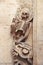 Skeleton on the entrrance of Church of Purgatory, Bitonto, Puglia, Italy