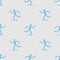 Skeleton on skateboard pattern seamless. skeleton skateboarding background