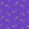 SKELETON WITH SKATEBOARD SEAMLESS PATTERN PURPLE