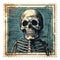 Skeleton Stamp: Matthias Haker Inspired Matte Photo Illustration