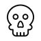 Skeleton  thin line icon