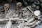 Skeletons in Boat Sheds, Herculaneum Archaeological Site, Campania, Italy