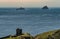 Skellig islands seen from Bray Head Valentia island, Ireland