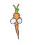 Sketch Carrot Cartoon Mascot