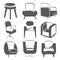 Sketch chair icons