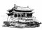 Sketch china beijing Forbidden City