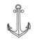 sketch contour anchor icon design