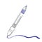 Sketch doodles waterproof marking pen. Brush marker pen vector illustration