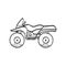 Sketch icon - All terrain vehicle