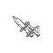 Sketch icon - Bayonet knife