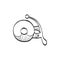 Sketch icon - Bicycle bell