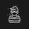 Sketch icon in black - Burglar