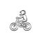 Sketch icon - Cycling