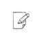 Sketch icon - Document edit