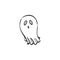 Sketch icon - Halloween ghost